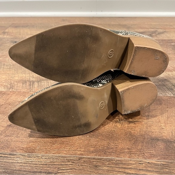 Universal Thread Faux Snakeskin Heeled Booties - Picture 11 of 11